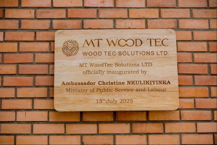 MT Wood Tec Inauguration Plaque