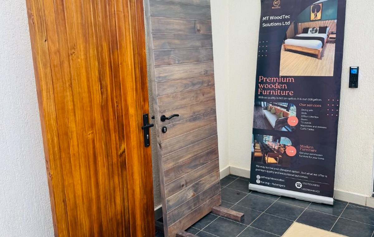 Wooden Door Showcase